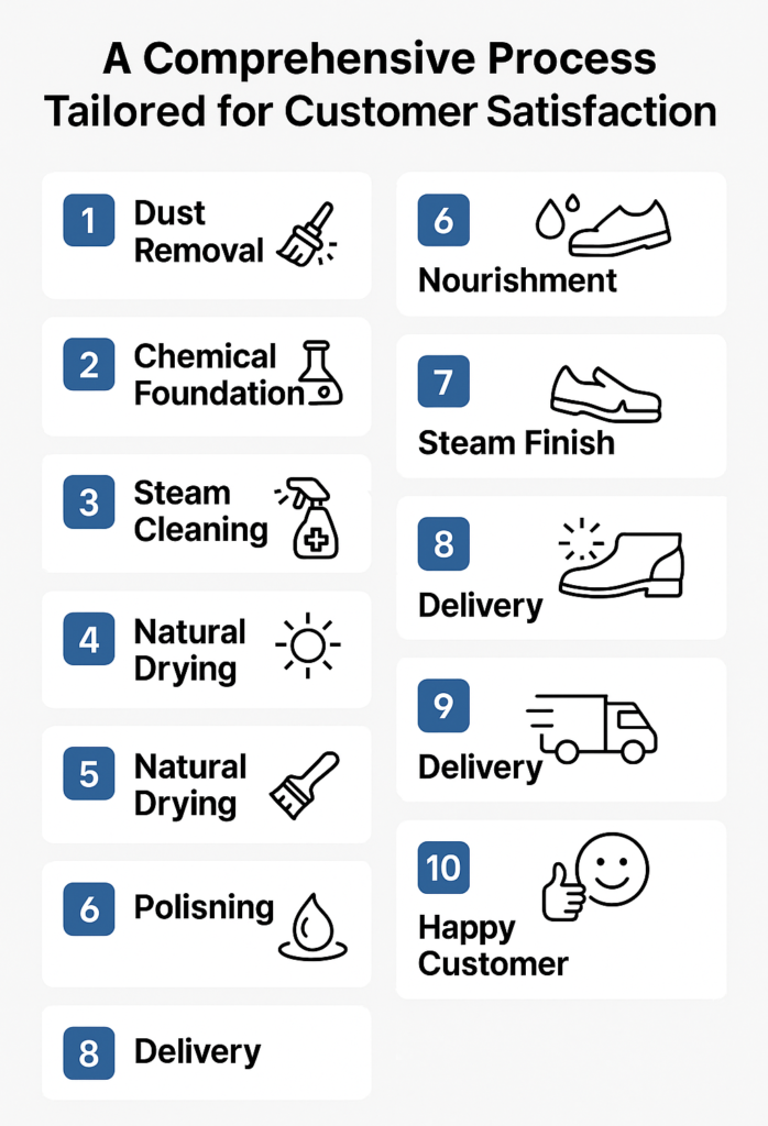 Customer Satisfaction Process Infographic
