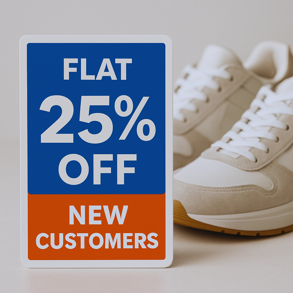 Flat 25% OFF on your first order